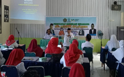 MTsN 2 Bulukumba Gelar Penguatan Moderasi Beragama Dan Sosialisasi SRA