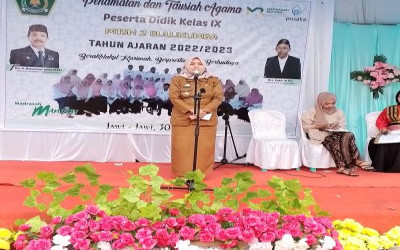 MTsN 2 Bulukumba Tamatkan ki 210 Orang Siswa Siswinya